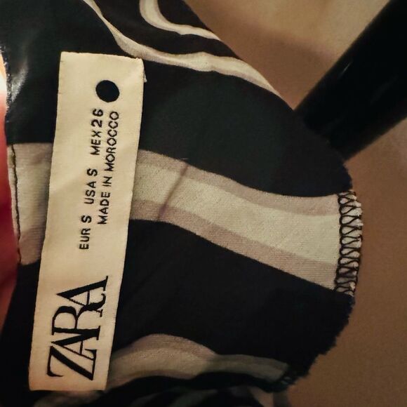 ZARA women’s dress in zebra print size small NWOT - Picture 10 of 13